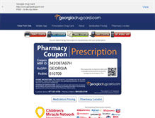 Tablet Screenshot of georgiadrugcard.com